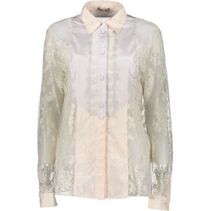 Bottega Veneta, Dames, Blouses & Shirts, Roze, Maat: XS Katoen,