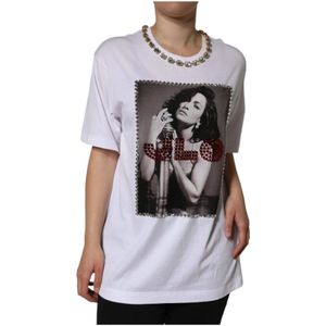 Dolce & Gabbana - T-shirt - Wit - Katoen