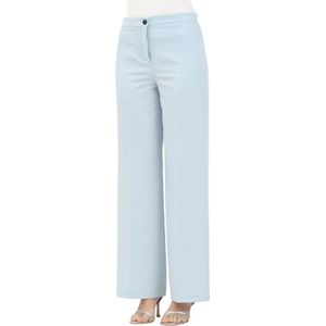 ViCOLO, Dames, Broeken, Blauw, Maat: S Zijde,