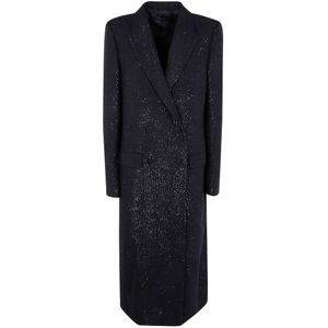 Tom Ford, Dames, Mantels, Zwart, Maat: S Wol,