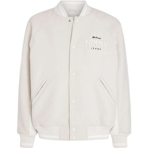 Tommy Jeans, Heren, Jassen, Beige, Maat: XS Wol,