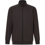 Boggi Milano - Wooltech - Sweatshirt - Bruin - Volledige Rits