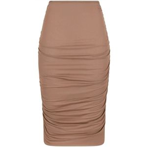 Dolce & Gabbana, Dames, Rokken, Bruin, Maat: S Jersey,