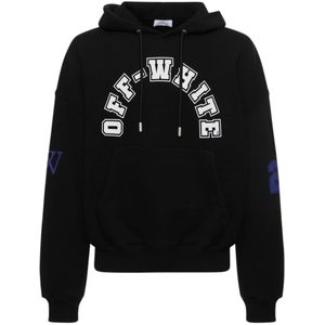 Off White - Oversized Sweatshirt - Zwart - Katoen