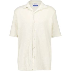 Off White, Heren, Overhemden, Beige, Maat: L Katoen,