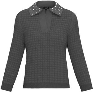 Marella, Dames, Tops, Grijs, Maat: M Viscose,