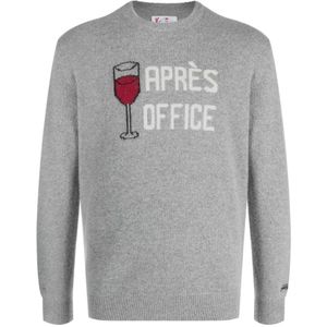 Saint Barth, Heren, Truien, Grijs, Maat: S Wol,