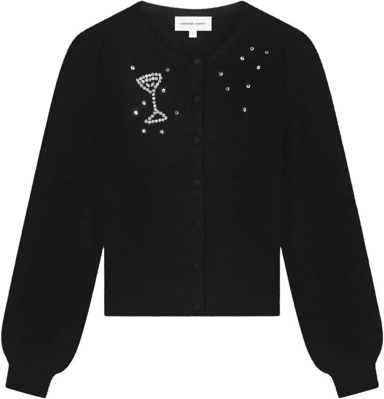 Fabienne Chapot, Dames, Truien, Zwart, Maat: XS