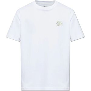 Etro, Heren, Tops, Wit, Maat: XL Leer,