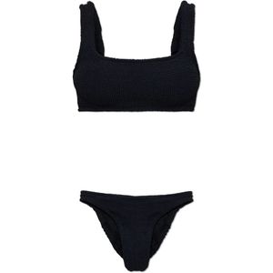 Hunza G, Dames, Badkleding, Zwart, Maat: ONE Size Tweed,