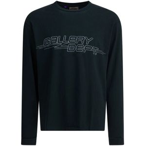 Gallery Dept., Heren, Tops, Zwart, Maat: L Katoen,