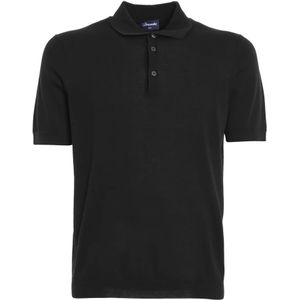 Drumohr, Heren, Tops, Zwart, Maat: L