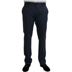 Dolce & Gabbana - Pantalons - Blauw - 100% Wol