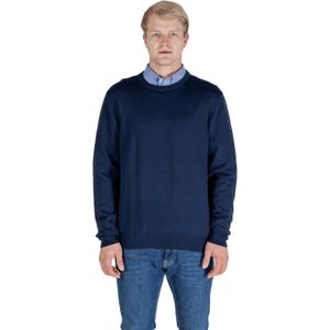 Aquascutum, Heren, Truien, Blauw, Maat: S Wol,