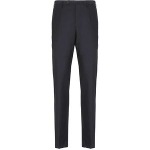 Incotex, Heren, Broeken, Blauw, Maat: S Wol,