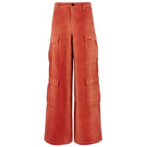 Heron Preston, Dames, Broeken, Oranje, Maat: XS Katoen,