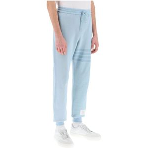 Thom Browne, Heren, Broeken, Blauw, Maat: M Katoen,