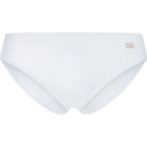 Dolce & Gabbana, Dames, Badkleding, Wit, Maat: S Spandex,