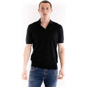 Paolo Pecora, Heren, Truien, Zwart, Maat: M Katoen,