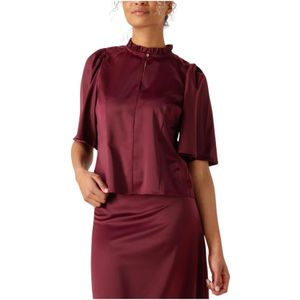 Co'Couture, Dames, Blouses & Shirts, Rood, Maat: XS