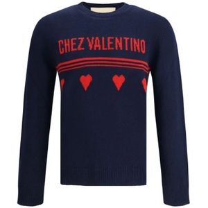Valentino - Chez Valentino - Wollen Trui - Blauw