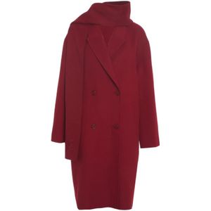 Liu Jo, Dames, Mantels, Rood, Maat: XS Wol,