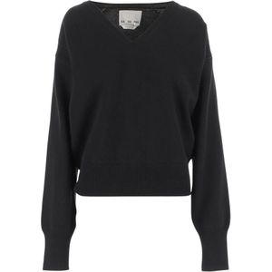 Sa Su Phi, Dames, Truien, Zwart, Maat: XL Kasjmier,