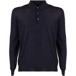 Fedeli, Heren, Truien, Blauw, Maat: 2XL Wol,