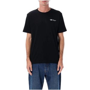 Off White, Heren, Tops, Zwart, Maat: S Katoen,