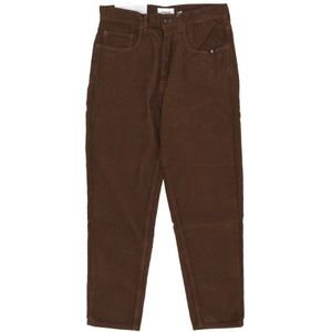 Amish, Heren, Broeken, Bruin, Maat: W33 Corduroy,