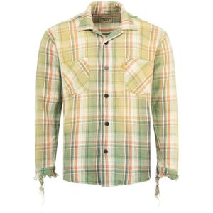 Gallery Dept., Heren, Overhemden, Veelkleurig, Maat: L Flanel,