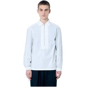 Dries Van Noten, Heren, Overhemden, Wit, Maat: S Katoen,