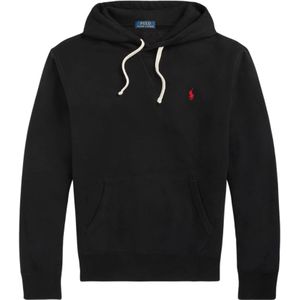 Polo Ralph Lauren, Heren, Sweatshirts & Hoodies, Zwart, Maat: M Fleece,