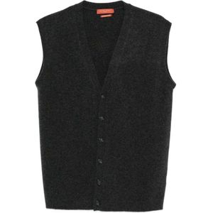 Daniele Fiesoli, Heren, Truien, Grijs, Maat: L Leer,