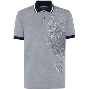 Billionaire, Heren, Tops, Grijs, Maat: S Katoen,