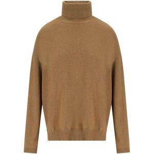 Twinset, Dames, Truien, Bruin, Maat: XS Kasjmier,