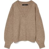 Vmboom - Gebreide Pullover - V-Hals - Lange Mouwen - Regular Fit
