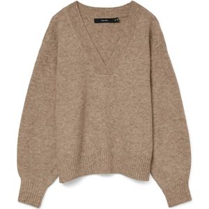 Vmboom - Gebreide Pullover - V-Hals - Lange Mouwen - Regular Fit