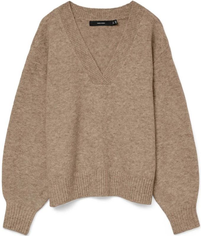 Vmboom - Gebreide Pullover - V-Hals - Lange Mouwen - Regular Fit