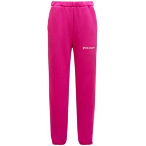 Palm Angels, Dames, Broeken, Roze, Maat: M Katoen,