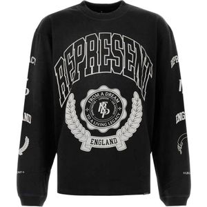 Represent, Heren, Sweatshirts & Hoodies, Zwart, Maat: S Katoen,