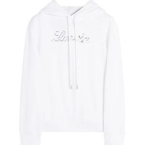 Lanvin, Dames, Sweatshirts & Hoodies, Wit, Maat: S Katoen,