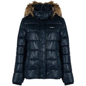 Pepe Jeans, Dames, Jassen, Blauw, Maat: XS Denim,