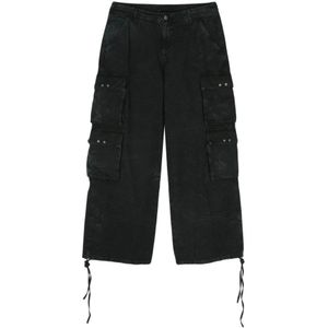 44 Label Group, Heren, Broeken, Zwart, Maat: L