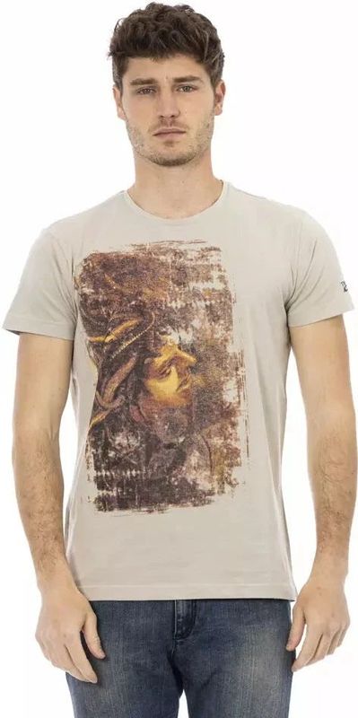 Trussardi, Heren, Tops, Beige, Maat: S Katoen,