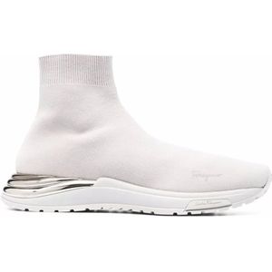 Ferragamo, Dames, Schoenen, Grijs, Maat: 37 EU Leer,