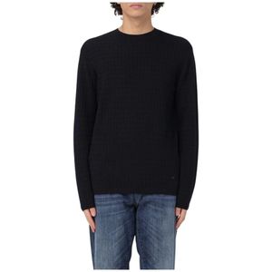 Emporio Armani, Heren, Truien, Blauw, Maat: M