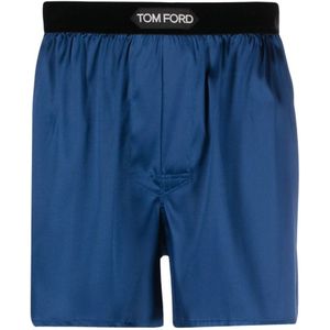 Tom Ford, Heren, Ondergoed, Blauw, Maat: S Zijde,