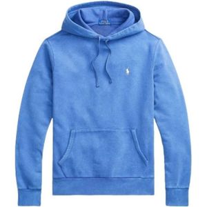 Polo Ralph Lauren, Heren, Sweatshirts & Hoodies, Blauw, Maat: M Katoen,