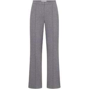 Raffaello Rossi, Dames, Broeken, Grijs, Maat: XL Leer,